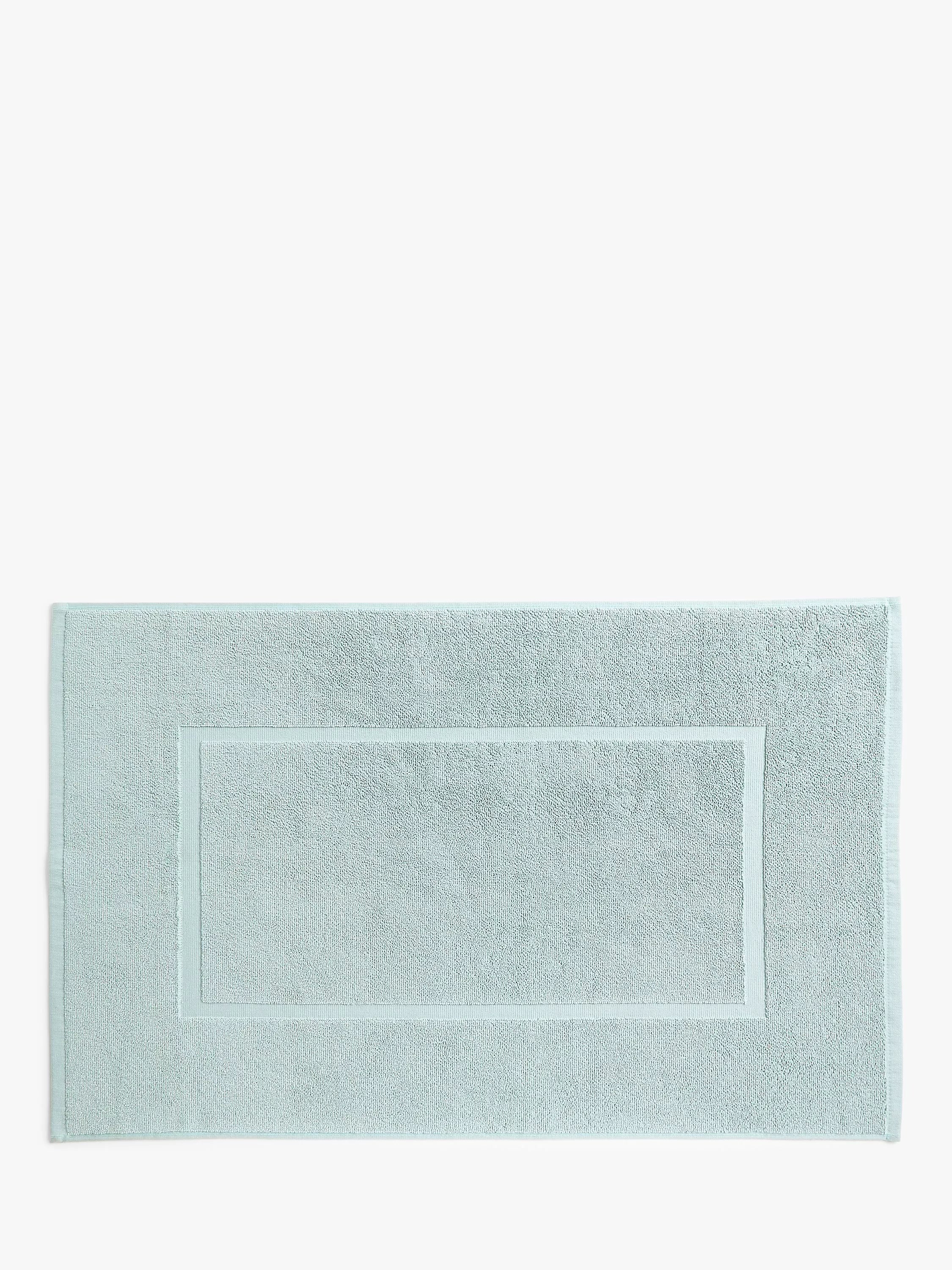 John Lewis Egyptian Cotton Bath Mat, Duck Egg