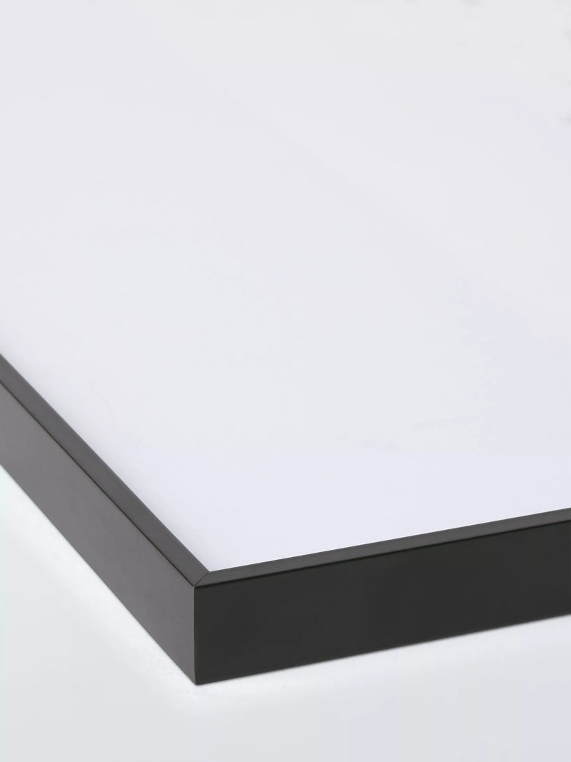 John Lewis aluminium poster frame black 50x70cm, imported from the UK