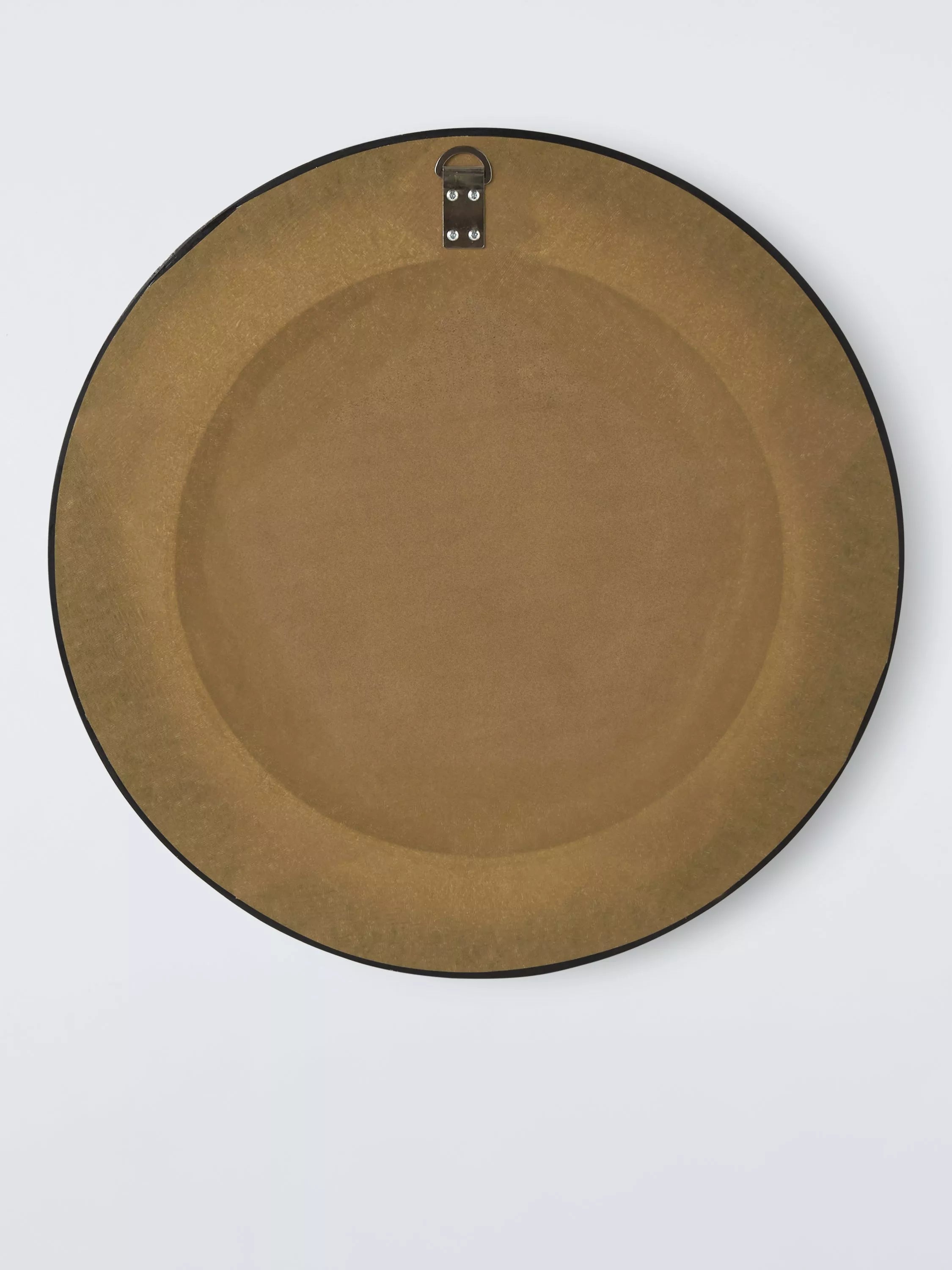 John Lewis round convex mirror 50cm black gold (British brand)