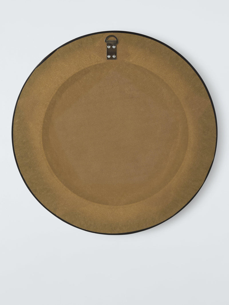 John Lewis round convex mirror 50cm black gold (British brand)