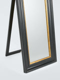 John Lewis cheval mirror 170cm black gold - British product