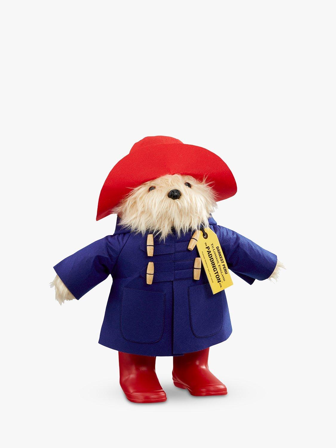 Paddington Bear large collector plush, UK version