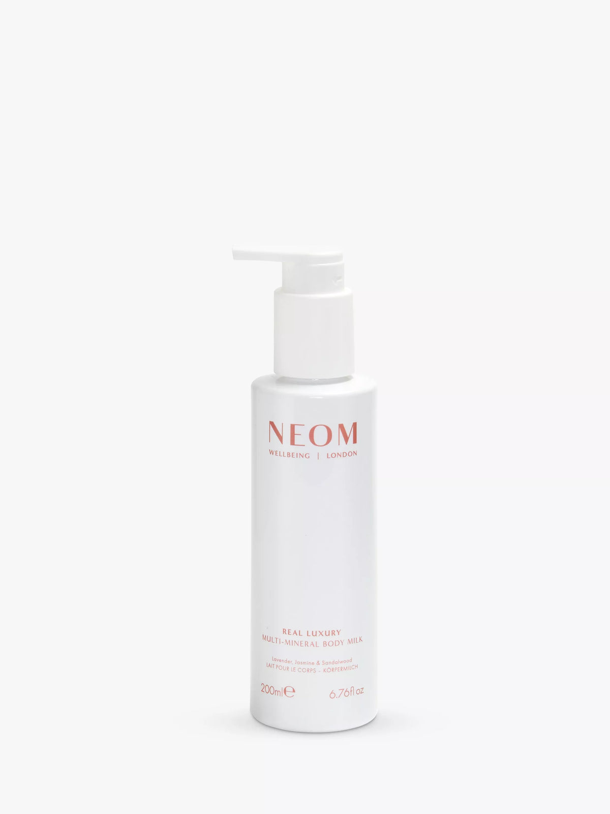 NEOM Wellbeing London Real Luxury Multi-Mineral Body Milk 200ml, UK version