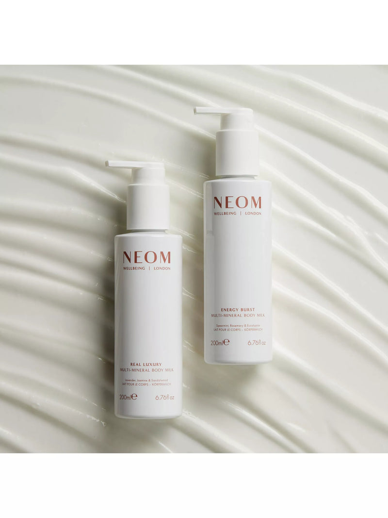 NEOM Wellbeing London Real Luxury Multi-Mineral Body Milk 200ml, UK version