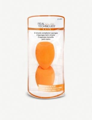 Real Techniques Miracle Complexion makeup sponge pack of 2 (British brand)