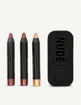 NUDESTIX mini metallic eye kit with 3 eye pencils, UK version