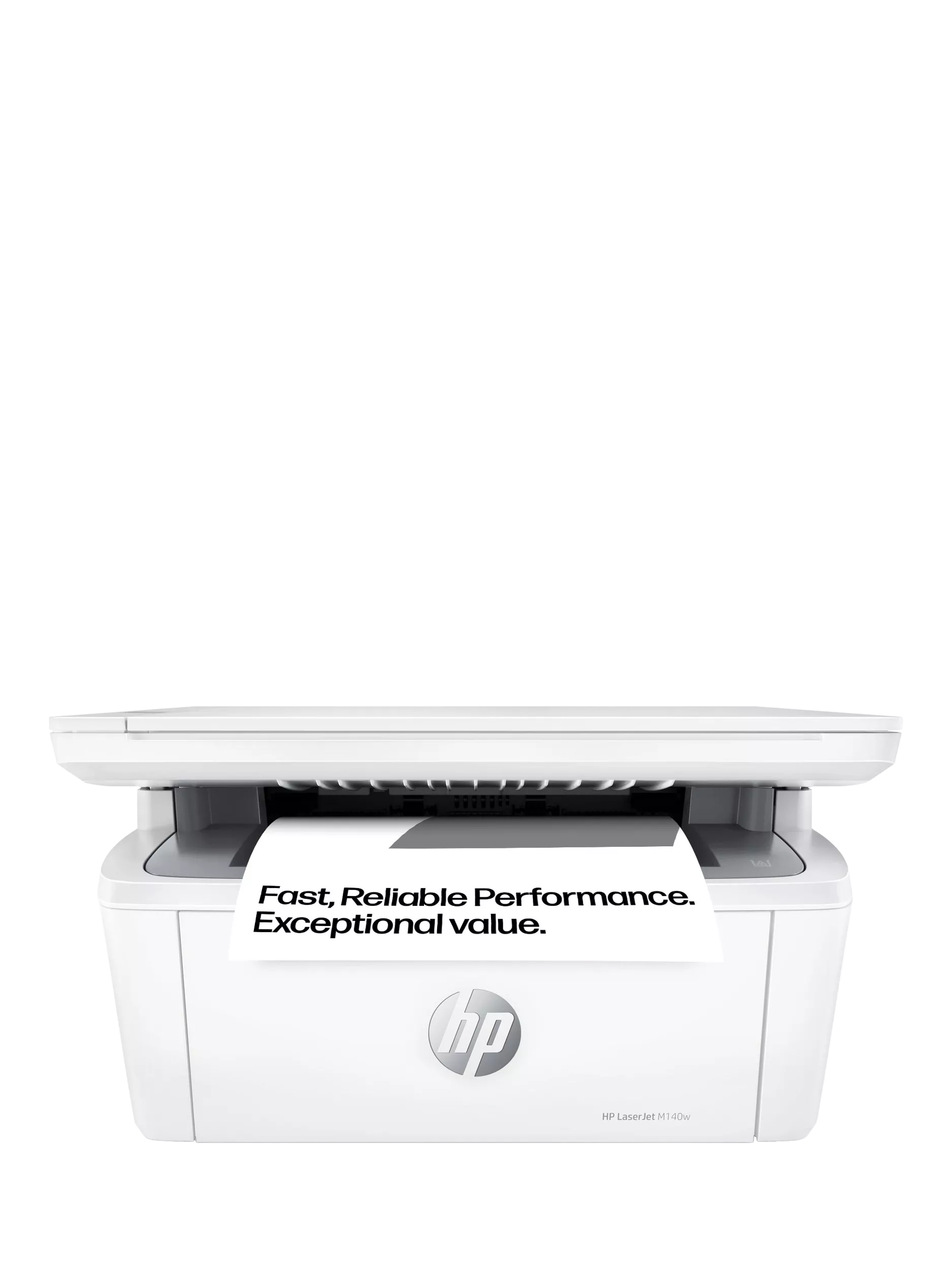 HP LaserJet M140w monochrome multifunction printer white - British product