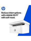 HP LaserJet M140w monochrome multifunction printer white - British product