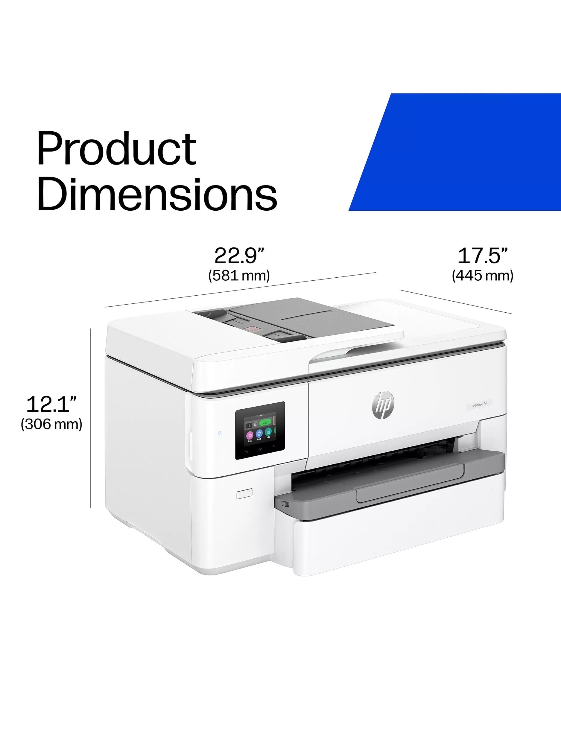 HP OfficeJet Pro 9720e A3 wireless printer (British brand)