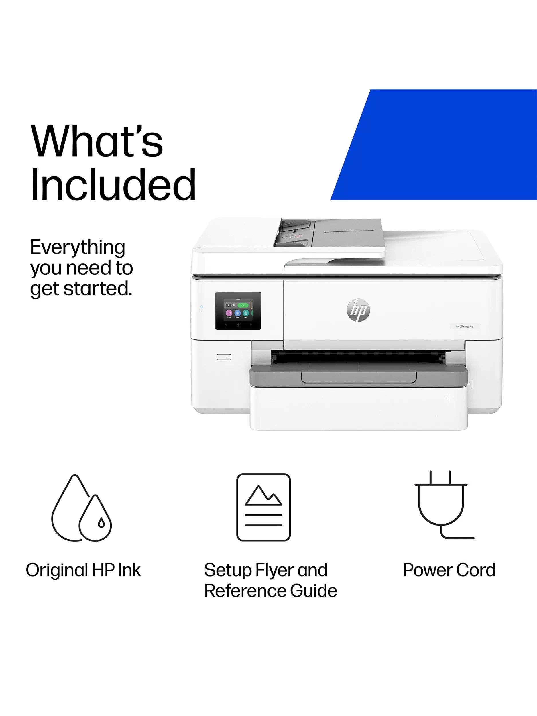 HP OfficeJet Pro 9720e A3 wireless printer (British brand)