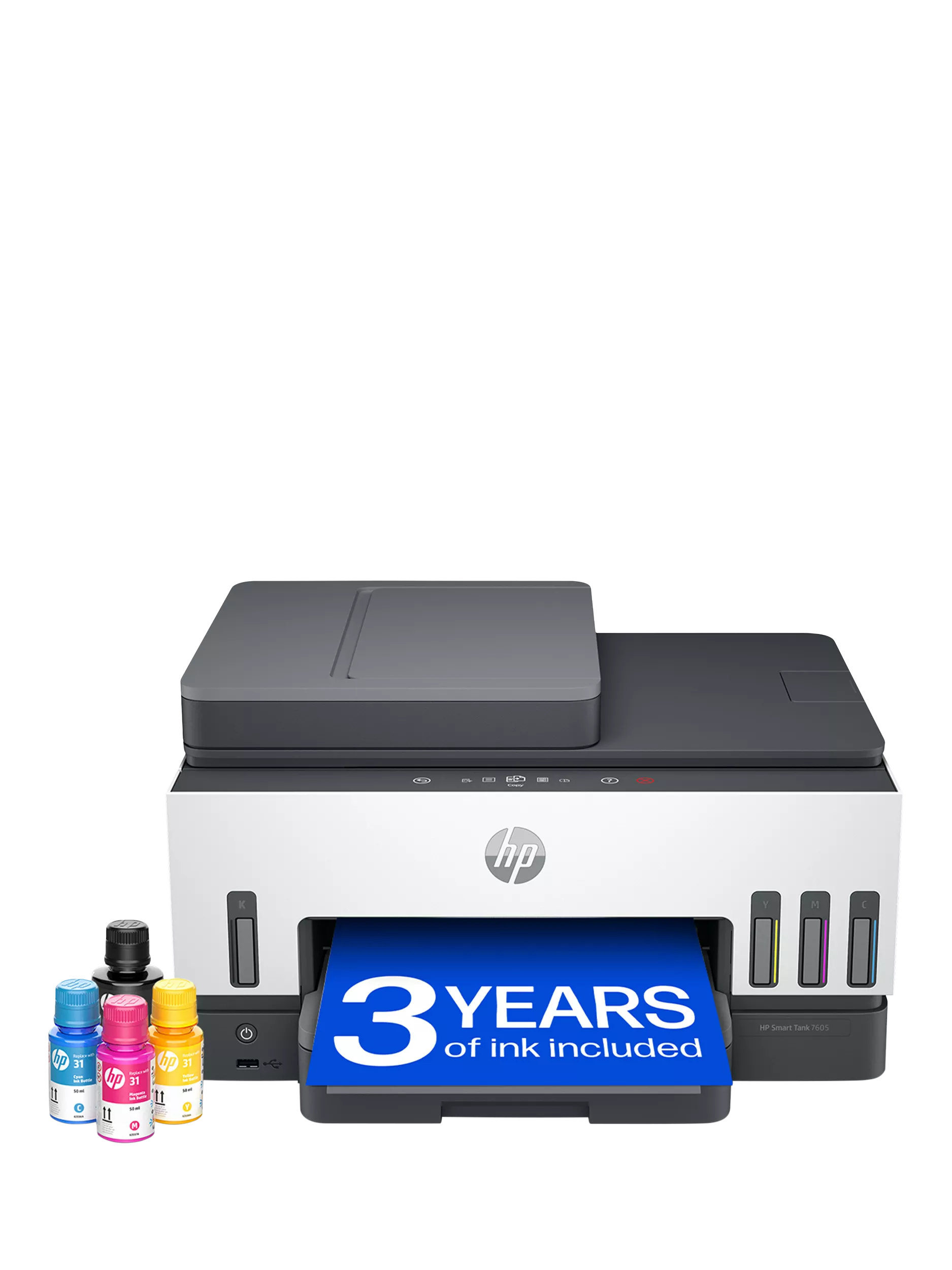HP Smart Tank 7605 wireless printer Light Basalt, imported from the UK