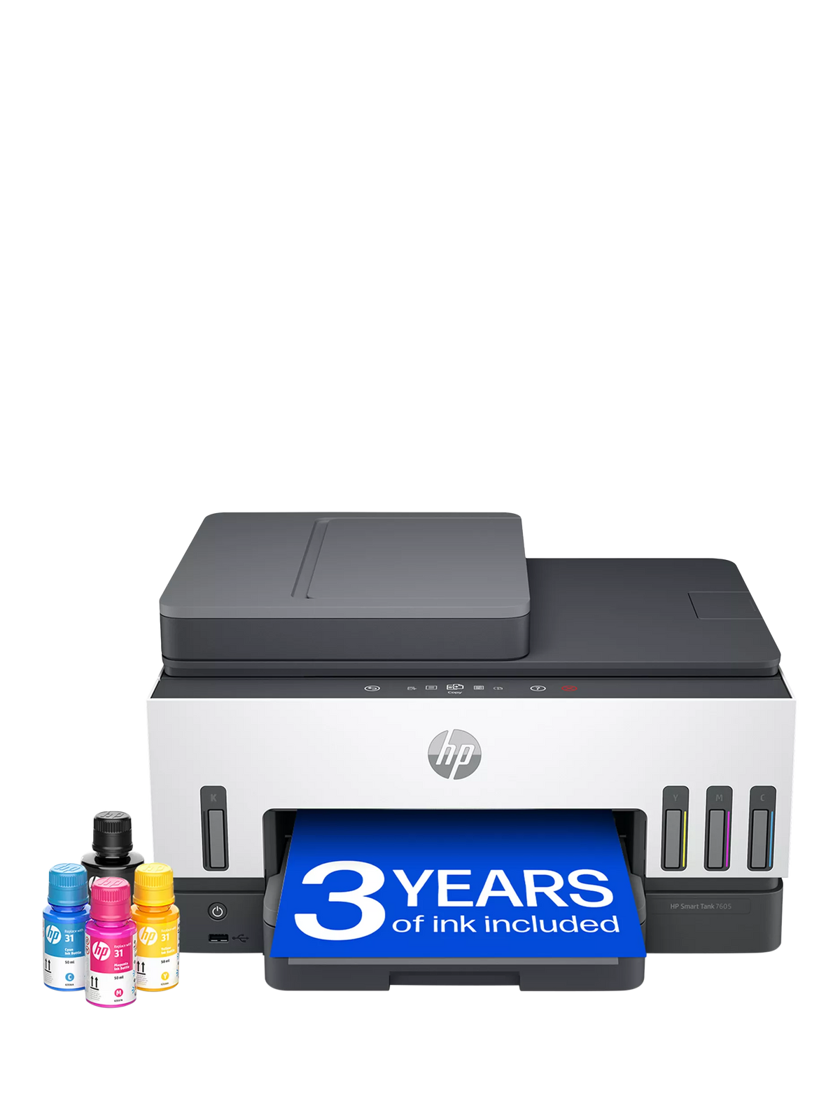 HP Smart Tank 7605 wireless printer Light Basalt, imported from the UK