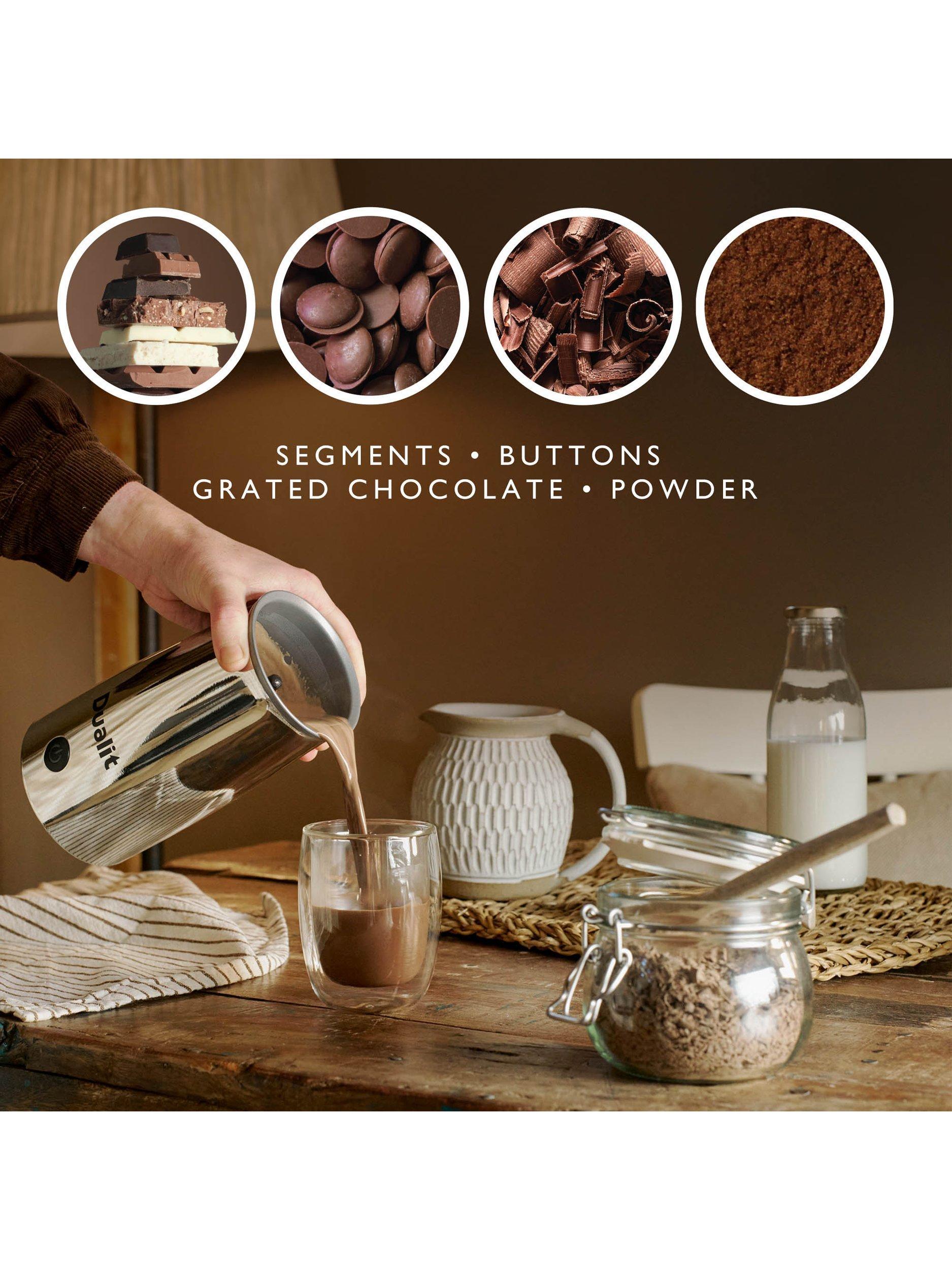 Dualit hot chocolate maker and milk frother chrome - British product