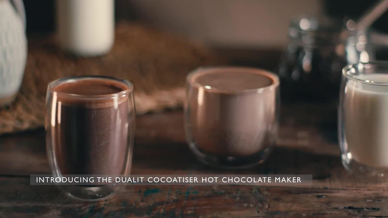 Dualit hot chocolate maker and milk frother chrome - British product