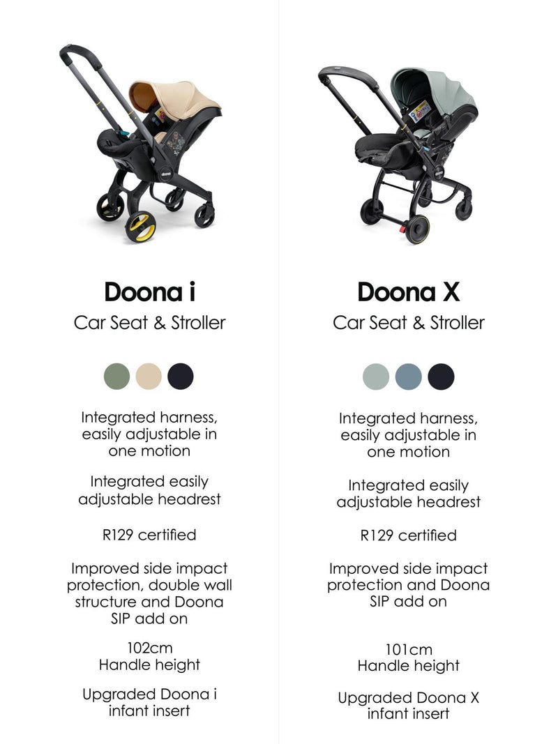 Doona X car seat and stroller - British product