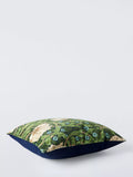 Morris & Co. velvet cushion Midnight, imported from the UK