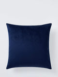 Morris & Co. velvet cushion Midnight, imported from the UK