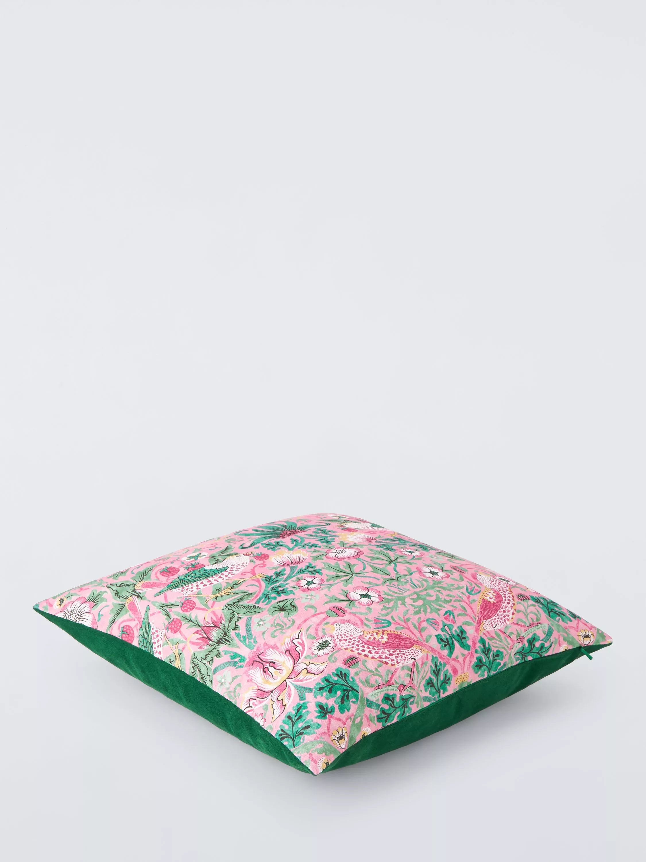 Morris & Co. Strawberry Thief cushion 45cm, imported from the UK