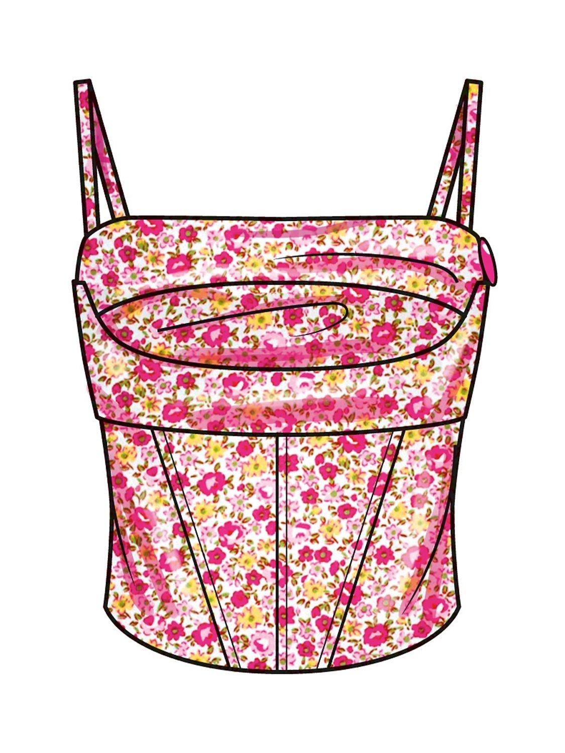 Simplicity corset sewing pattern S9922, UK version