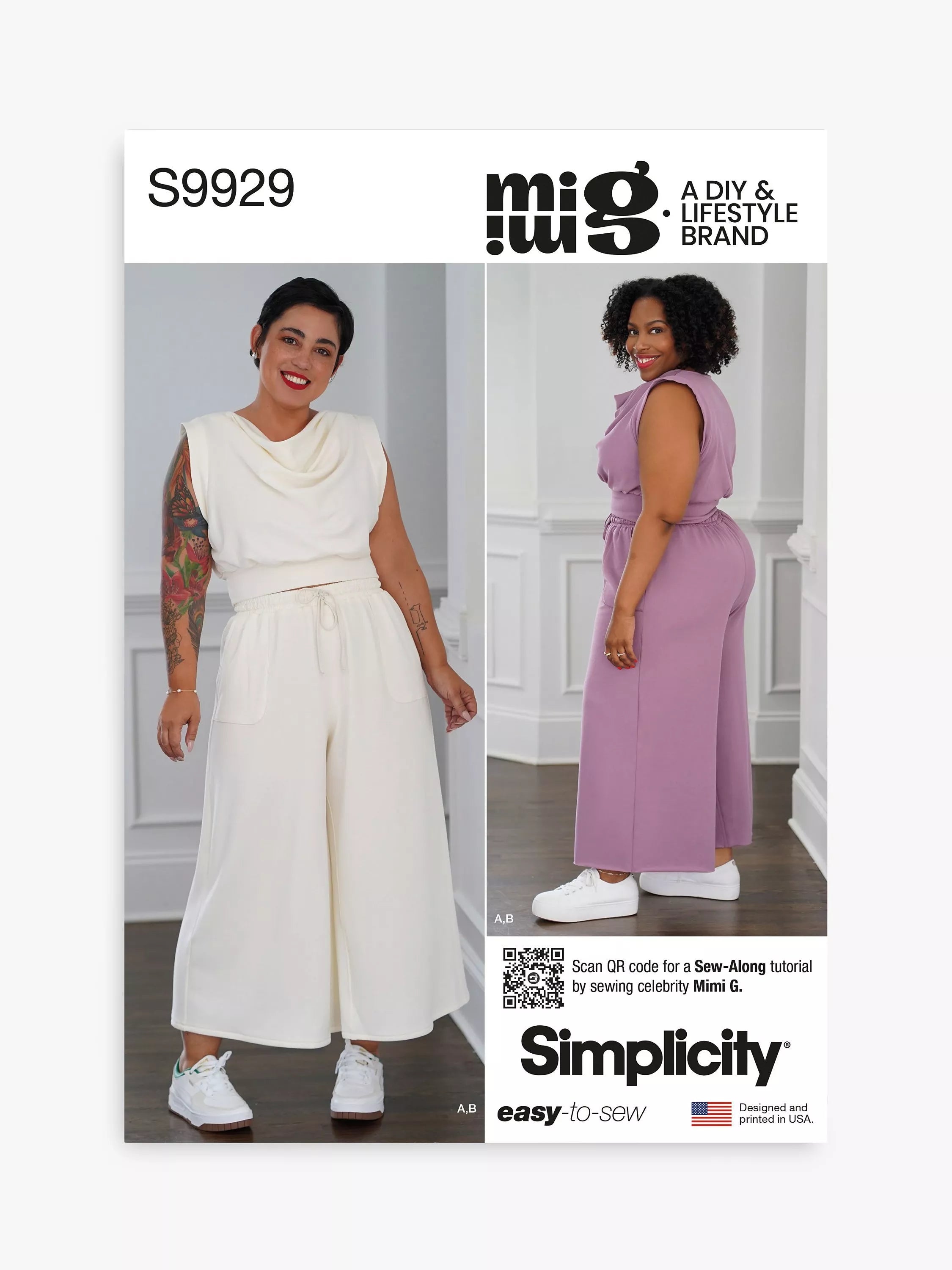 Simplicity Misses' and Women's Lounge Set Sewing Pattern S9929