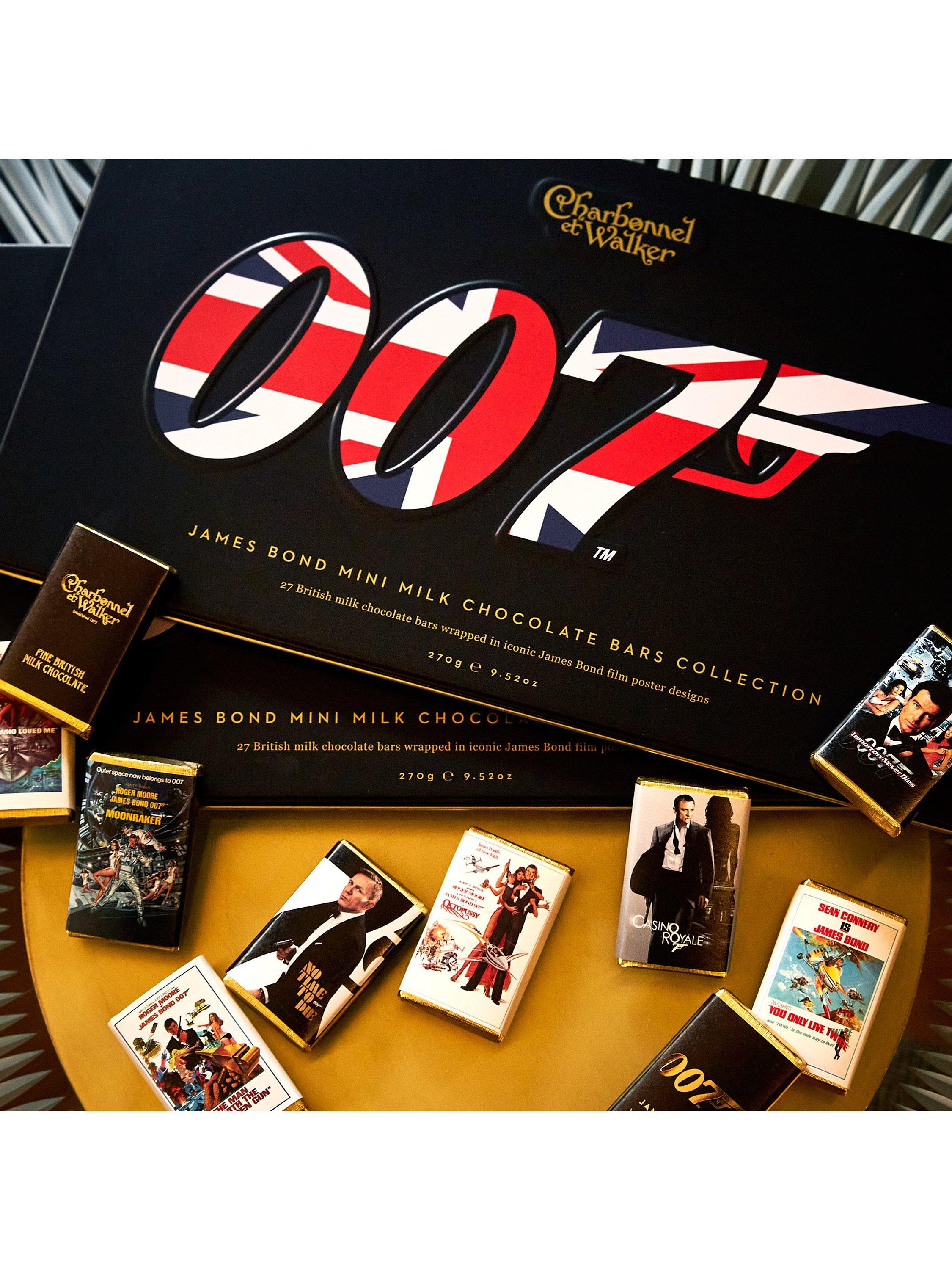 Charbonnel et Walker James Bond mini milk chocolate slims 270g - British product