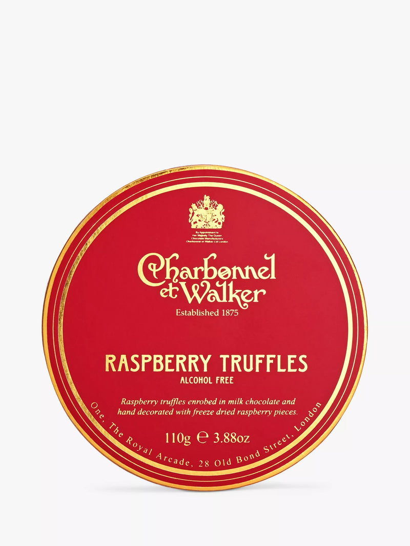 Charbonnel et Walker raspberry chocolate truffles 110g - British product