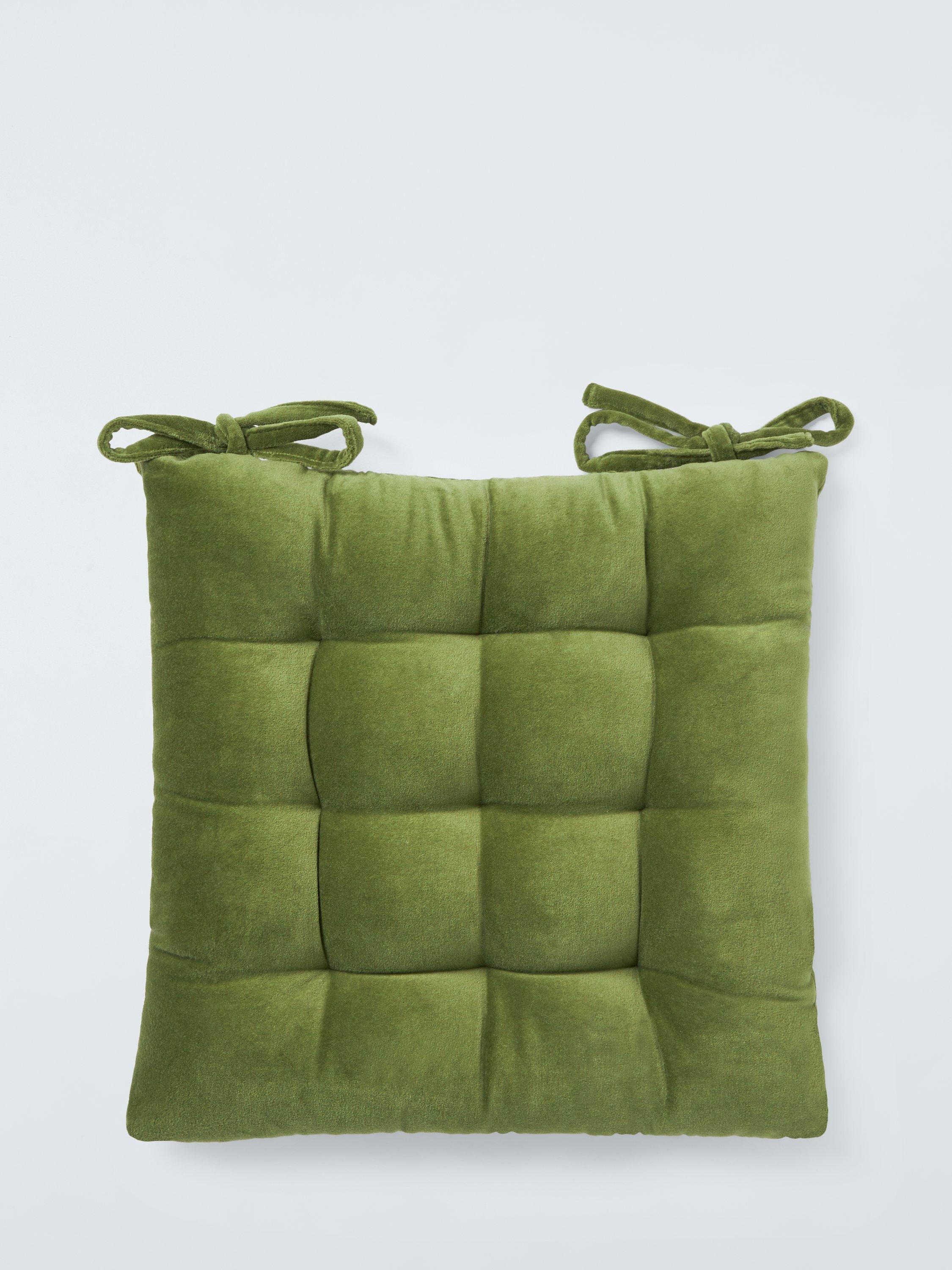 John Lewis velvet seat pad 45cm square (British brand)