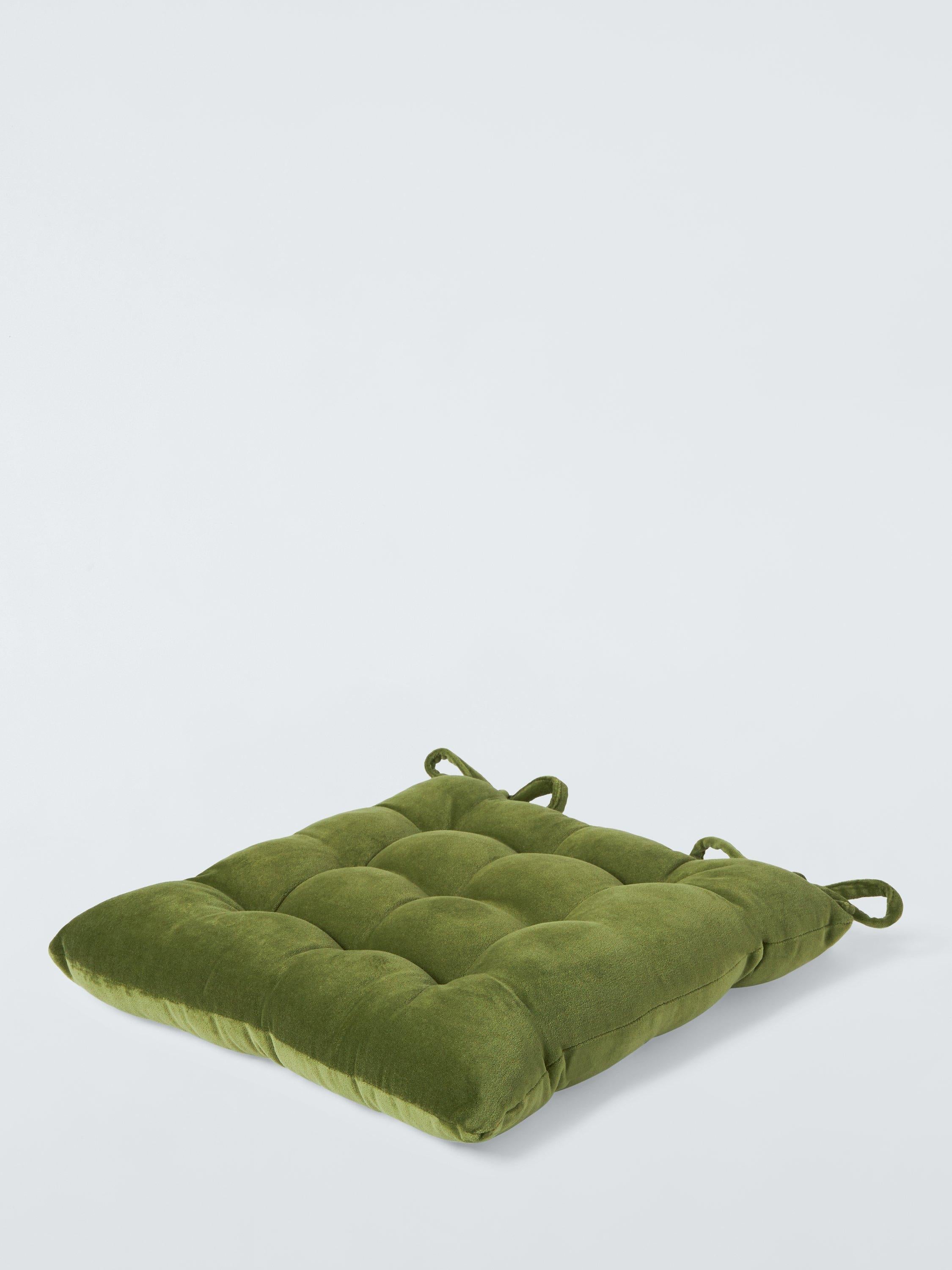 John Lewis velvet seat pad 45cm square (British brand)