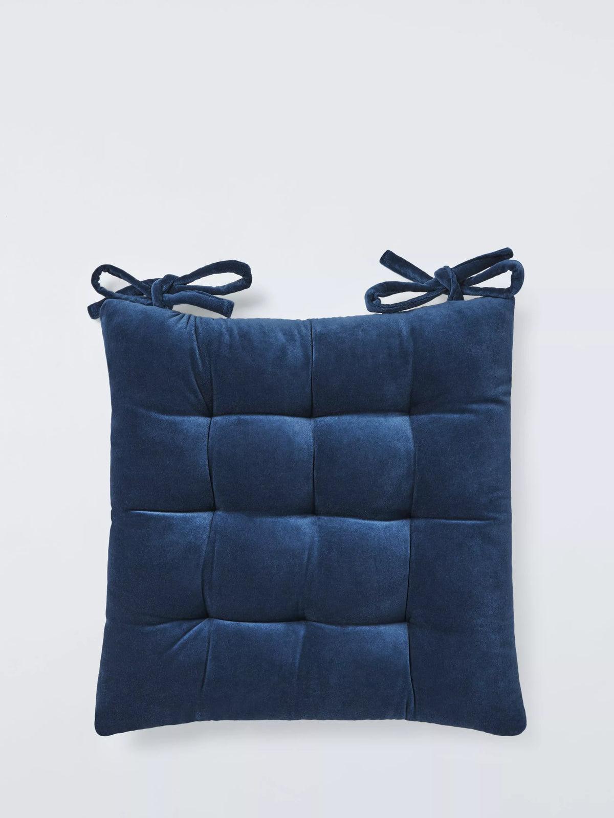 John Lewis velvet seat pad 45cm square (British brand)