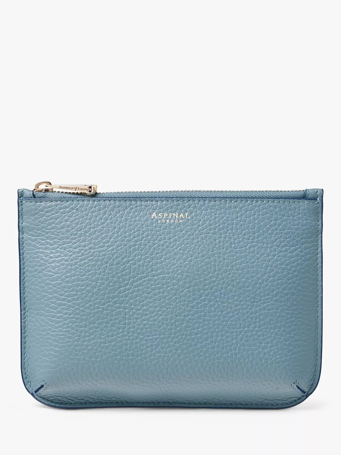 Aspinal London Medium Ella Pebble Grain Leather Pouch - British product