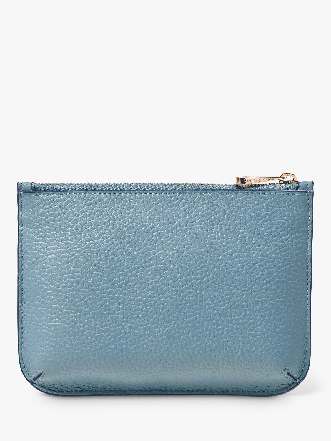 Aspinal London Medium Ella Pebble Grain Leather Pouch - British product