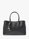 Aspinal of London slot weave leather tote bag - British product