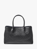 Aspinal of London slot weave leather tote bag - British product