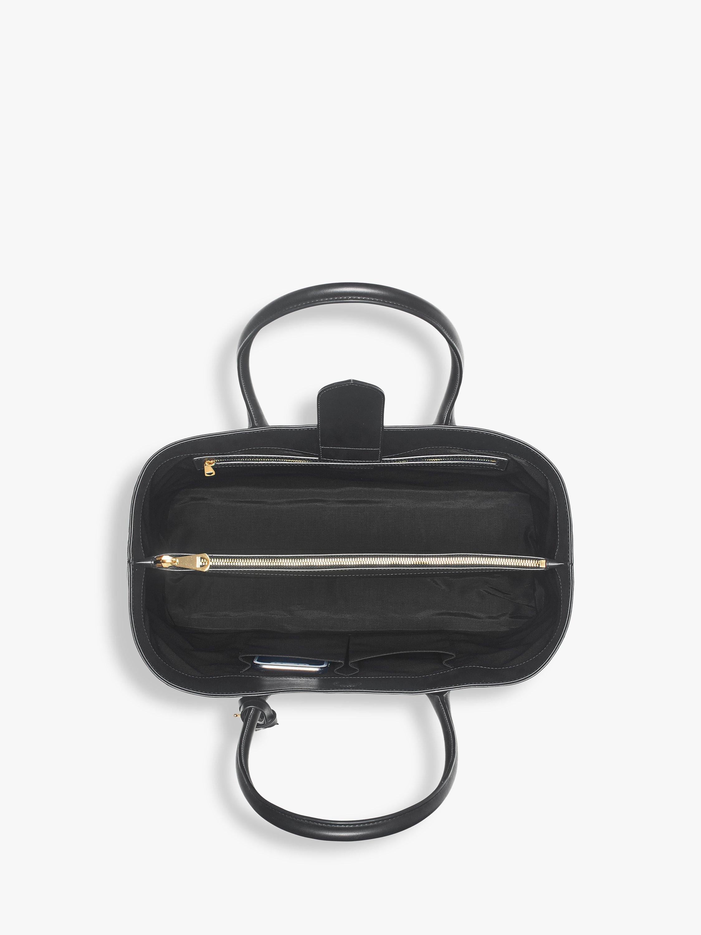 Aspinal of London slot weave leather tote bag - British product