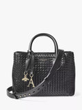 حقيبة يد Aspinal of London slot weave leather midi (ماركة بريطانية)