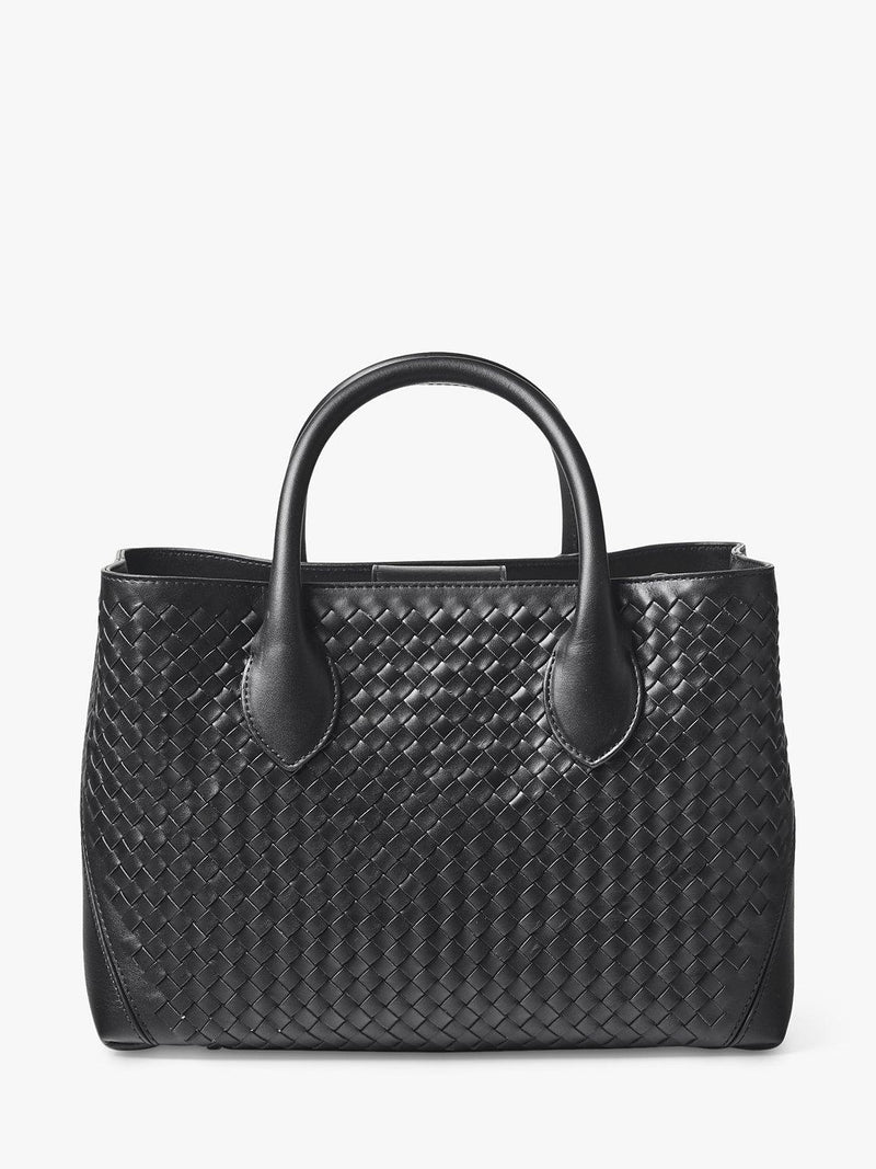 حقيبة يد Aspinal of London slot weave leather midi (ماركة بريطانية)