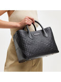 حقيبة يد Aspinal of London slot weave leather midi (ماركة بريطانية)