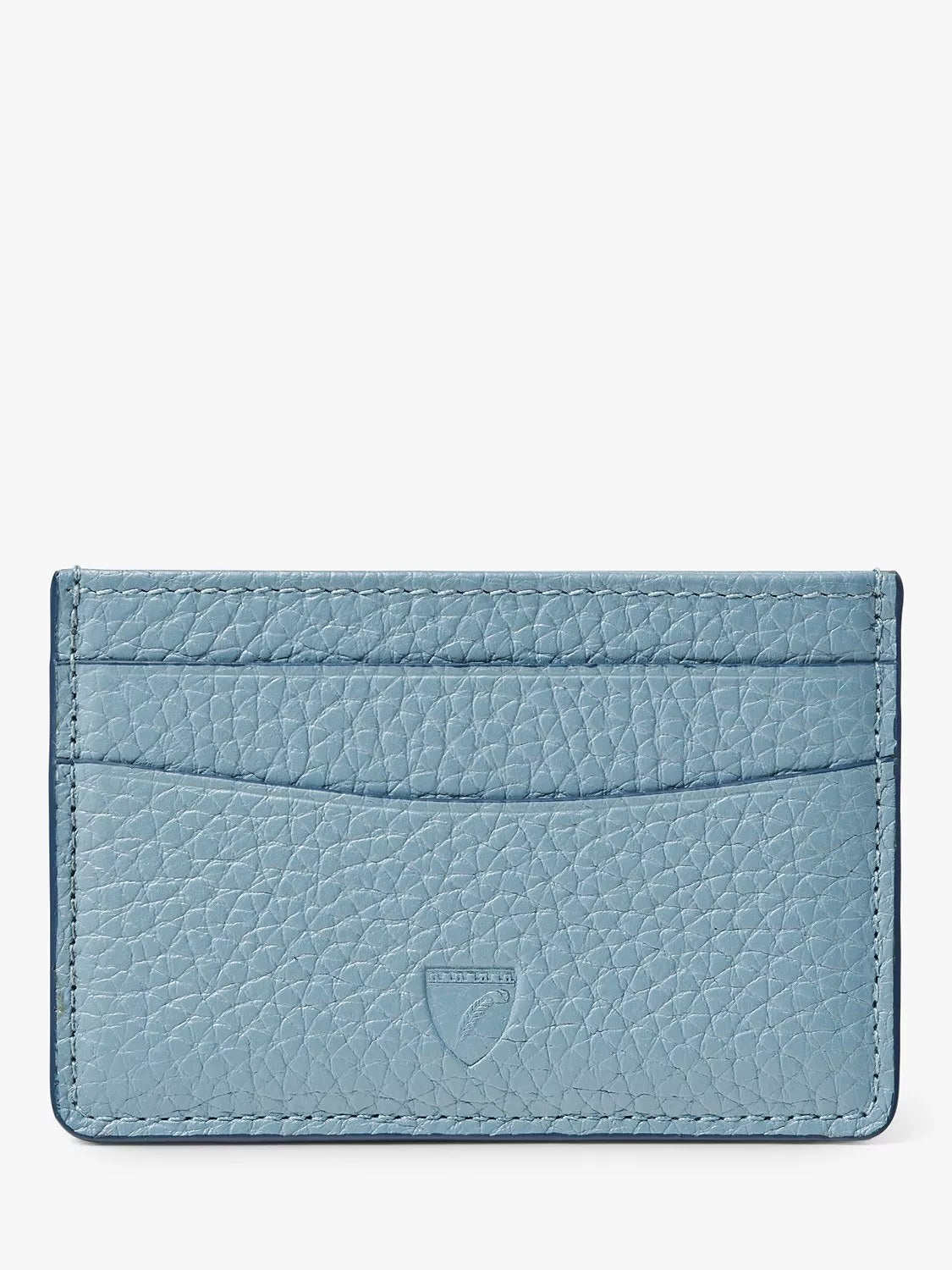 Aspinal of London Pebble Leather Slim Credit Card Case