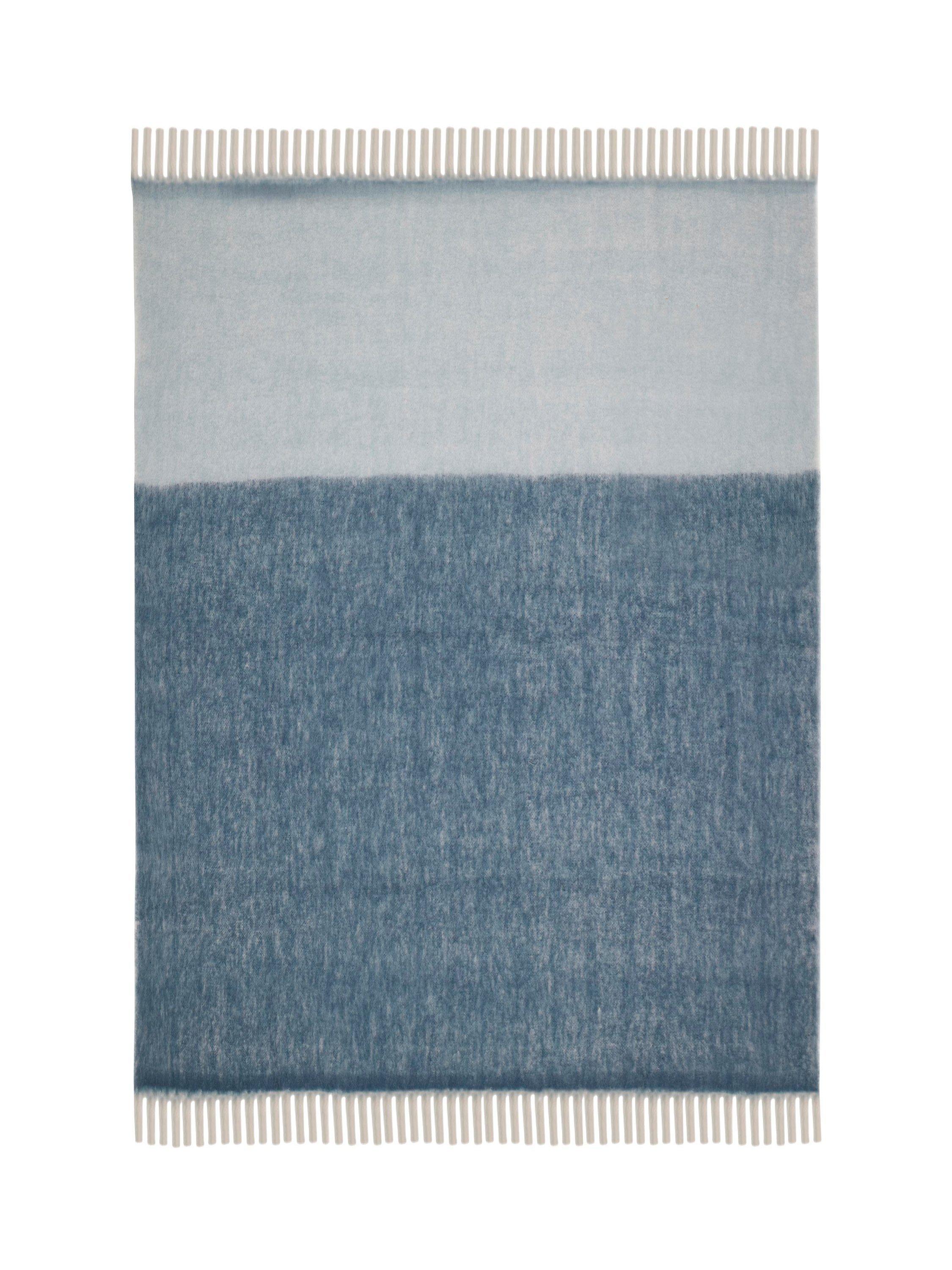 Laura Ashley Bronwen jeté en mélange de laine 130 cm x 170 cm, version britannique
