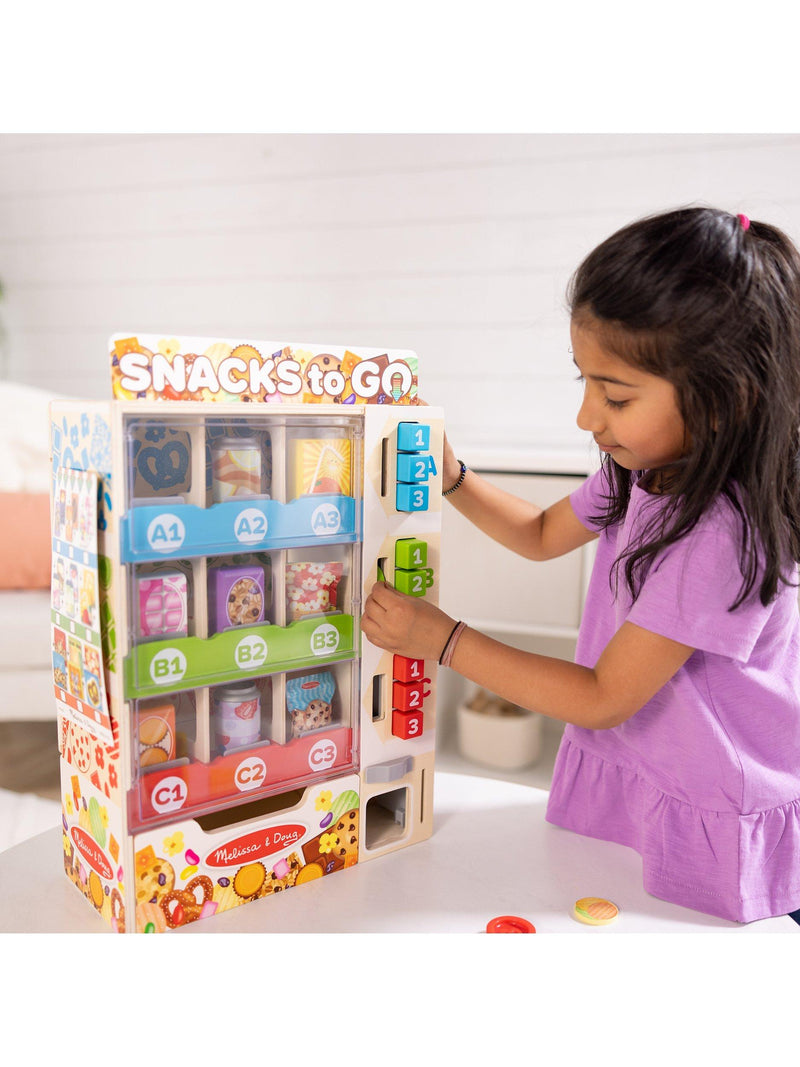 Melissa & Doug Wooden Vending Machine Toy, imported from the UK