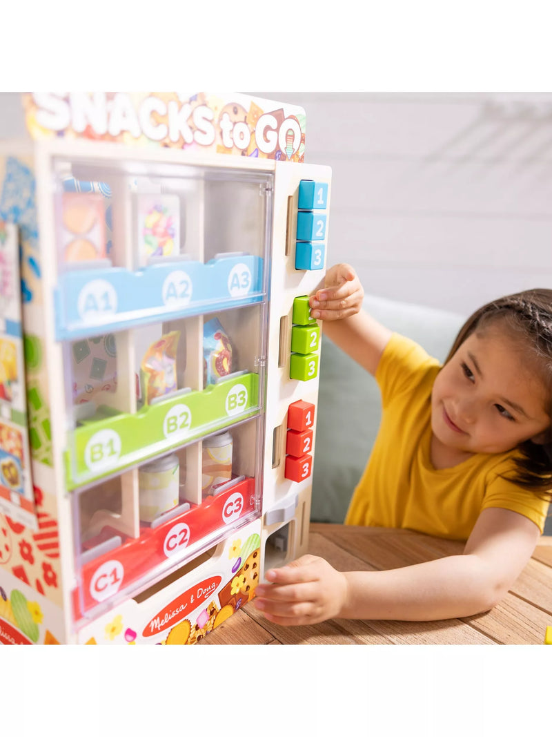 Melissa & Doug Wooden Vending Machine Toy, imported from the UK