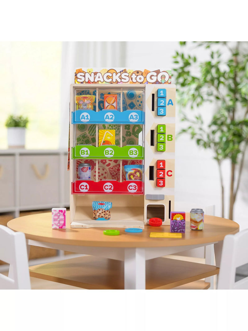 Melissa & Doug Wooden Vending Machine Toy, imported from the UK