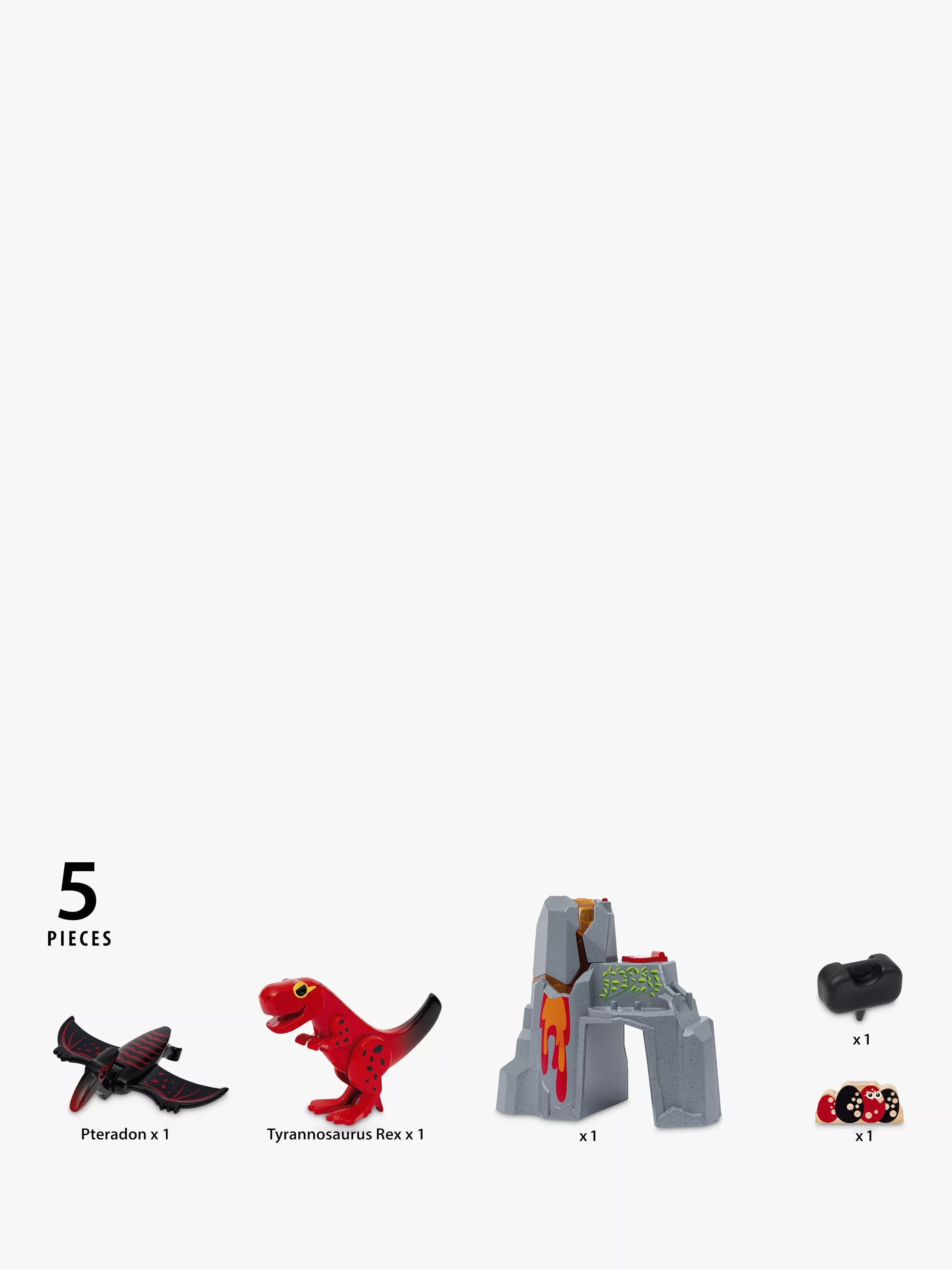 BRIO dinosaur erupting volcano playset (British brand)
