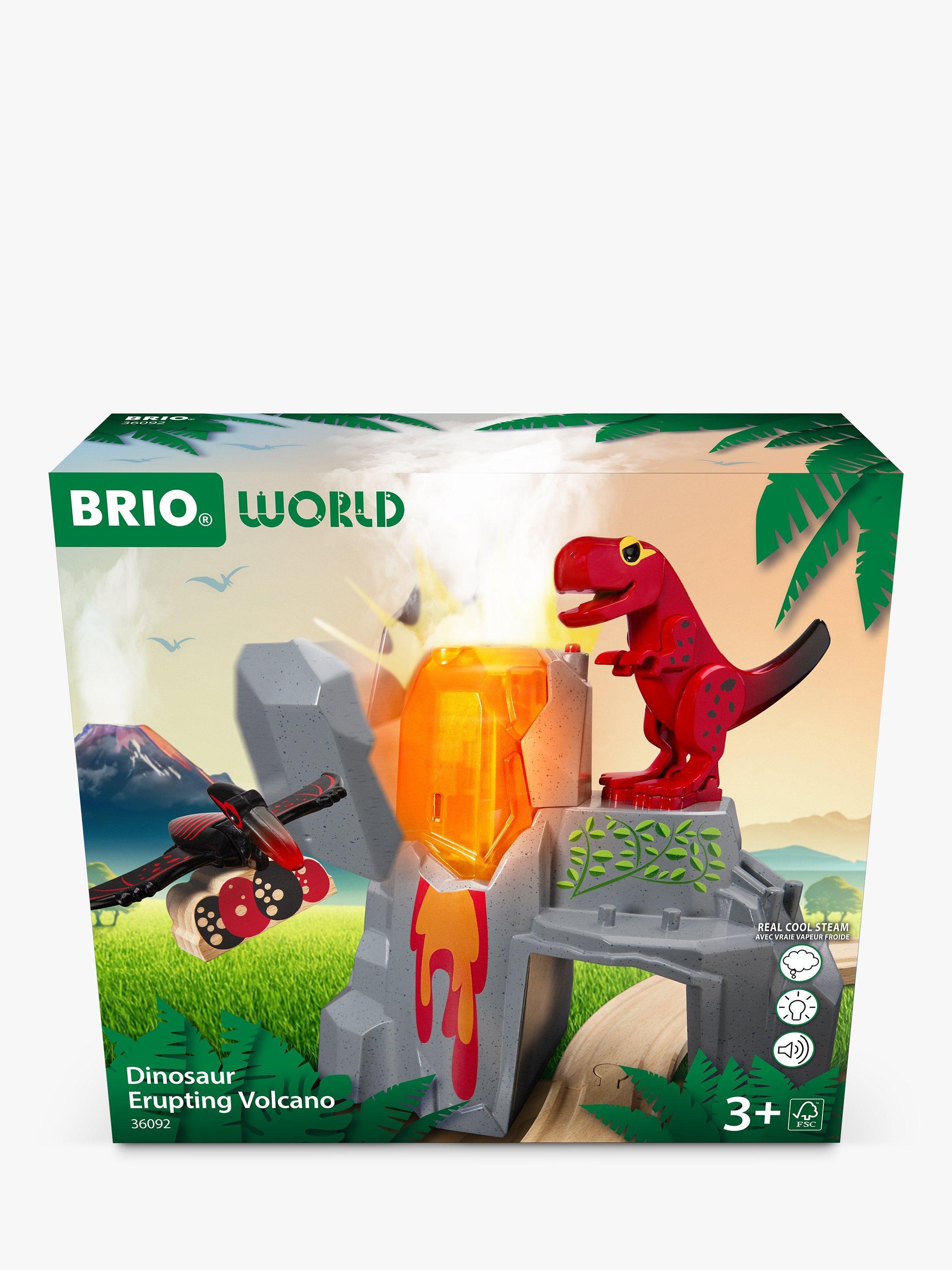 BRIO dinosaur erupting volcano playset (British brand)