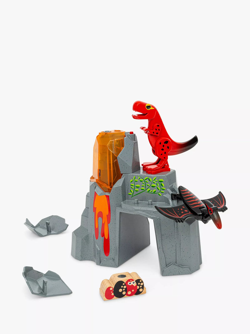 BRIO dinosaur erupting volcano playset (British brand)