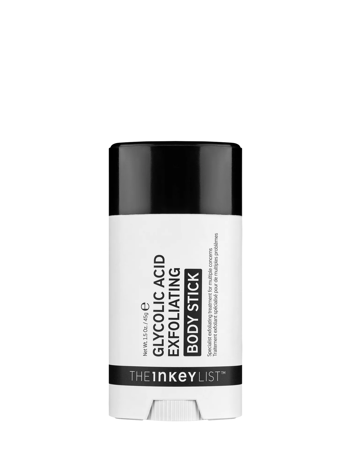 The INKEY List glycolic acid body stick 45g, imported from the UK