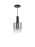 Där Savannah pendant ceiling light black smoked glass - British product