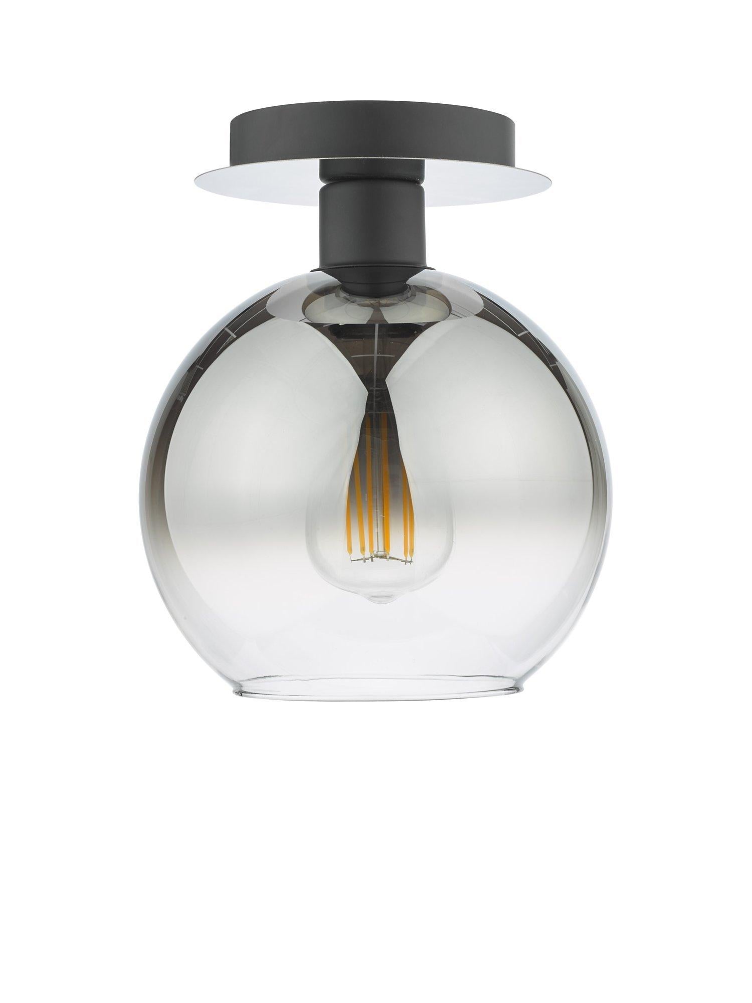 Där Lycia semi-flush mirror ceiling light - British product