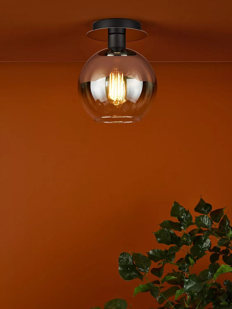 Där Lycia semi-flush mirror ceiling light - British product