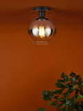 Där Lycia semi-flush mirror ceiling light - British product